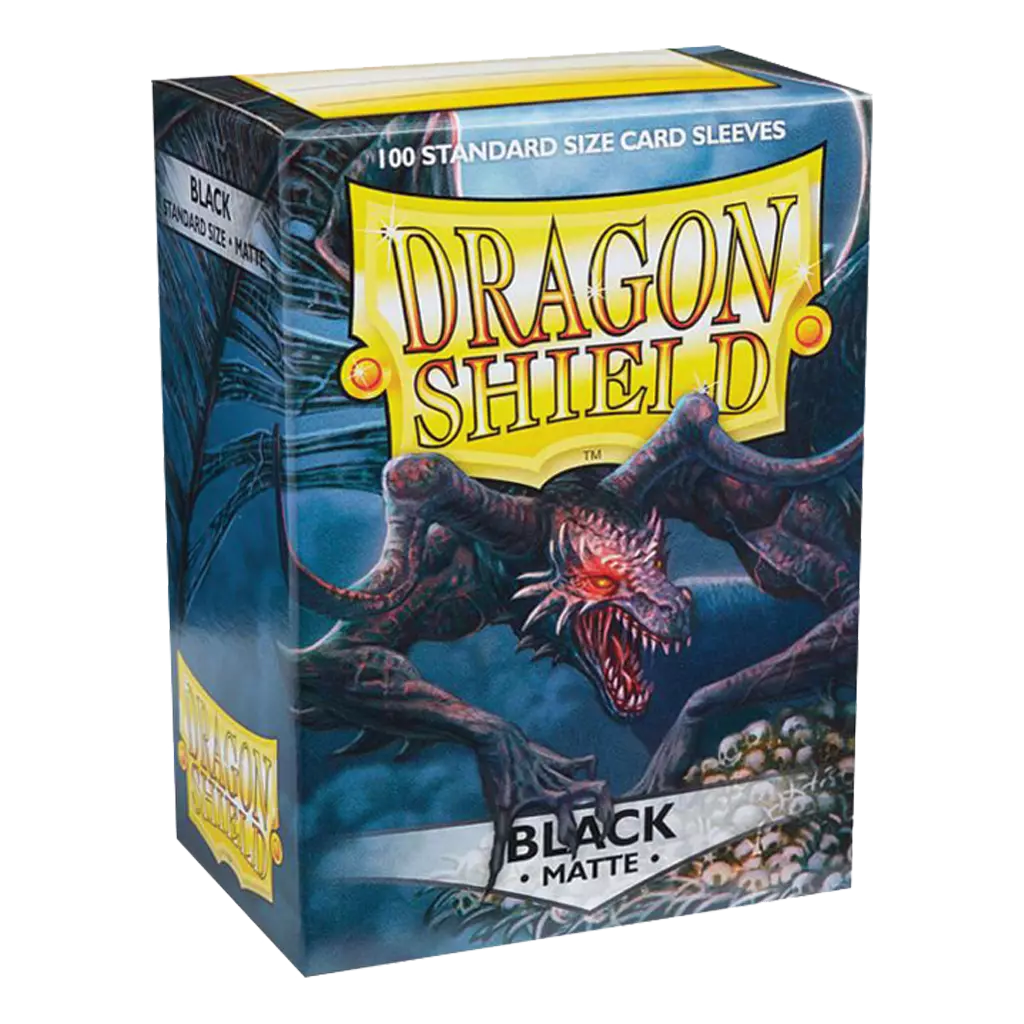 Dragon Shield : 100 protège-cartes standard Mat [Noir]