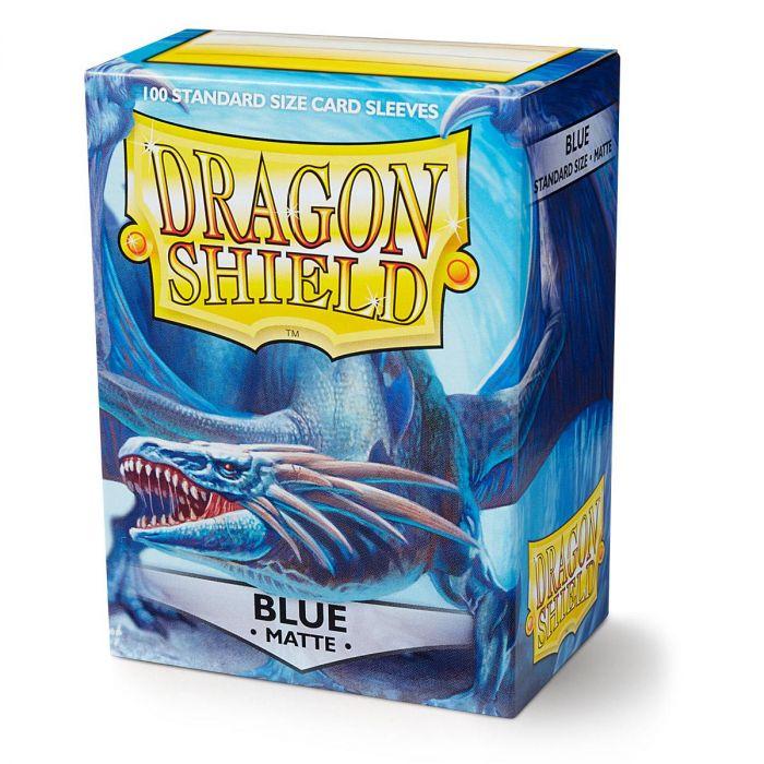 Dragon Shield : 100 protège-cartes standard Mat [Bleu]