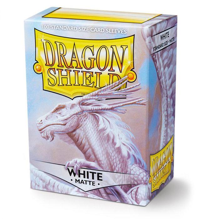 Dragon Shield : 100 protège-cartes standard Mat [Blanc]