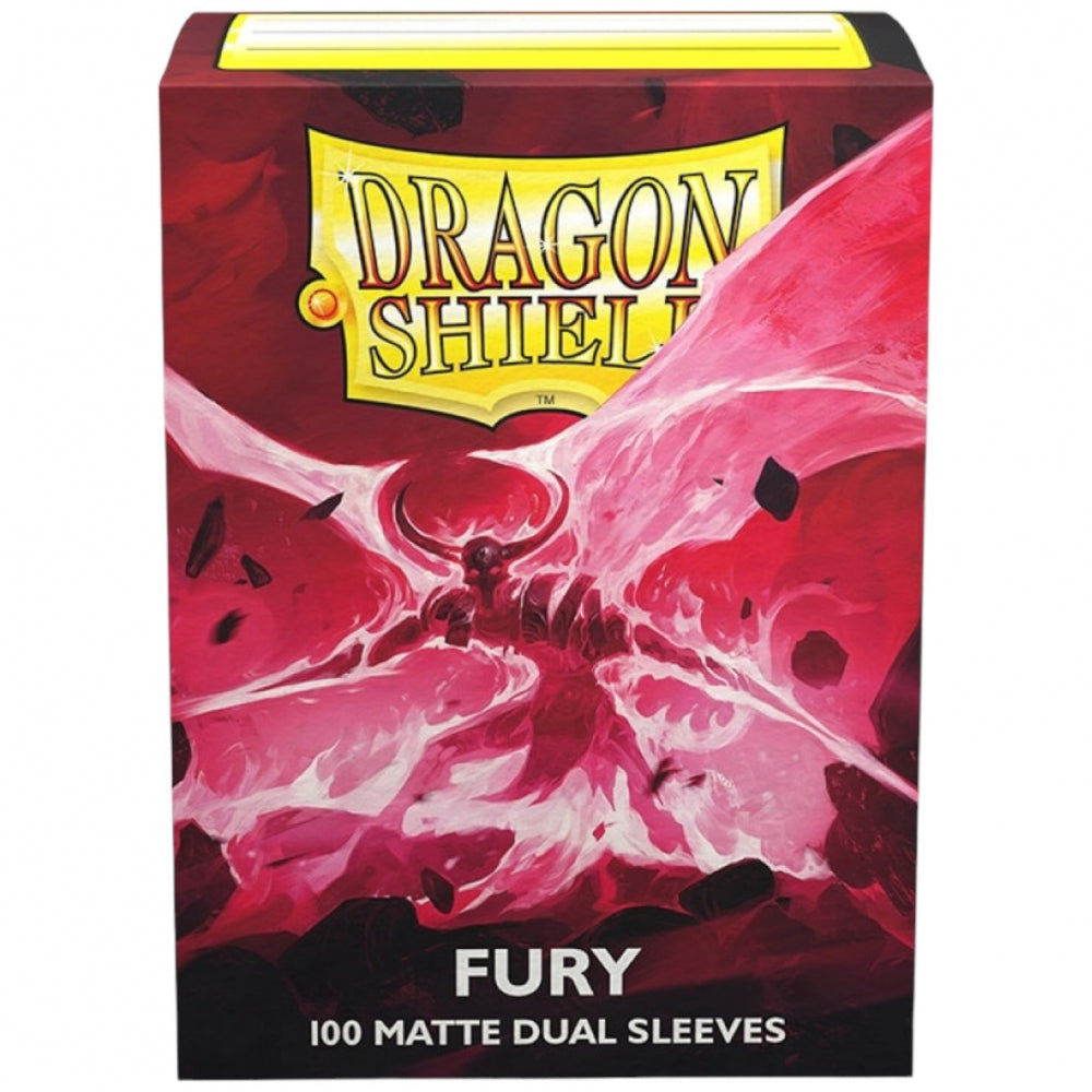 Dragon Shield : 100 protège-cartes standard Dual Mat [Fury]