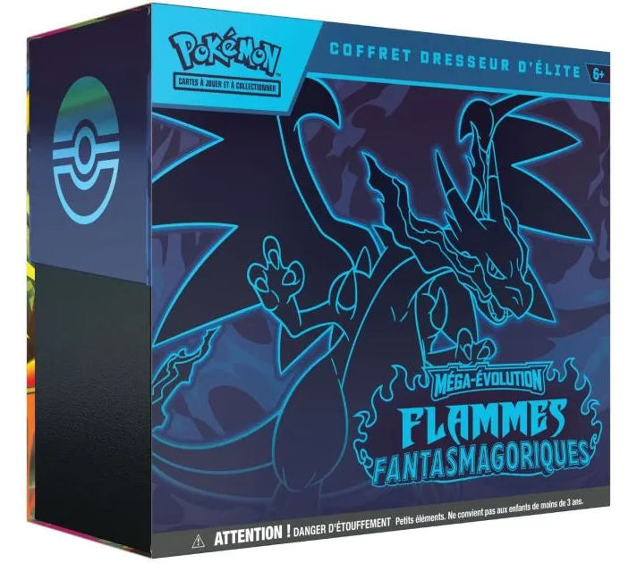 Pokémon : Coffret Dresseur d'élite Flammes Fantasmagoriques ME02 [FR]