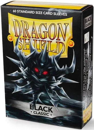 Dragon Shield : 60 protège-cartes standard Classic [Noir]