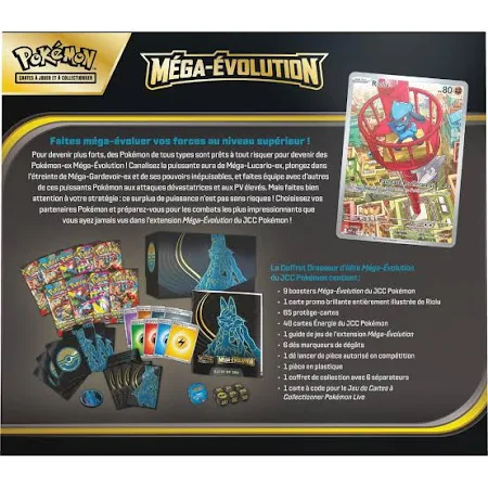 Pokémon : Coffret Dresseur d'élite Mega Evolution Lucario [FR]